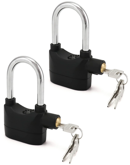 110dB Siren Alarm Padlock – Anti-Theft Security Lock