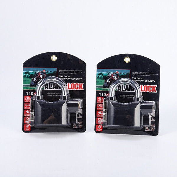 110dB Siren Alarm Padlock – Anti-Theft Security Lock