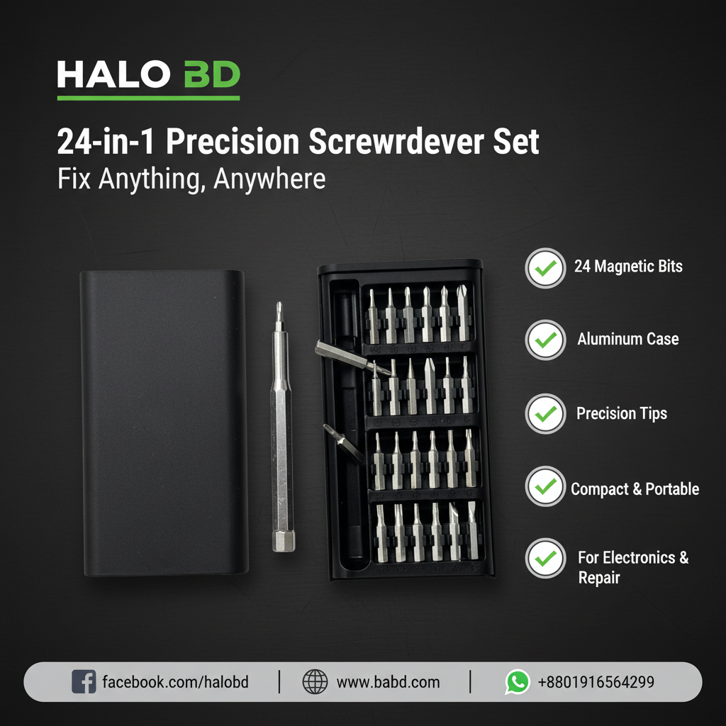 24-in-1 Precision Screwdriver Set Photo Card