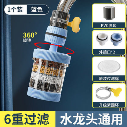 6 Layer Filter Faucet Purifier – 360° Rotatable