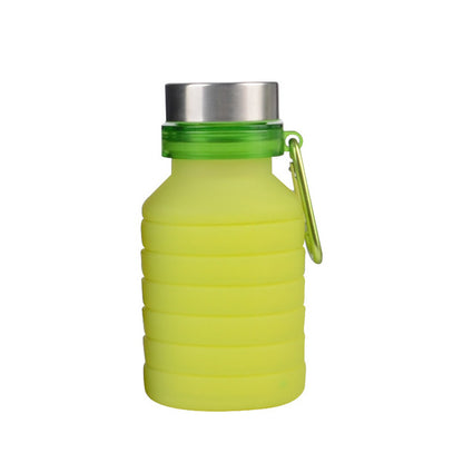 Collapsible Silicone Water Bottle - Green