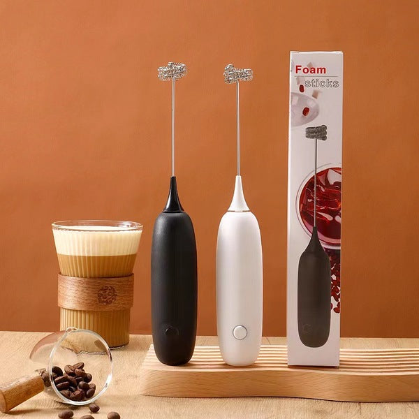 Wireless Electric Milk Frother & Egg Beater with LED Display | 3-Speed | Type-C Charging