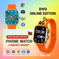 BW9 Pro 4G Android Phone Watch – SIM Card & Camera Supported