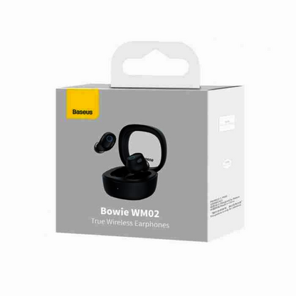 Baseus Bowie WM02 TWS Earbuds – BT 5.3, 25H Battery & Low Latency