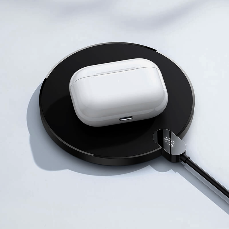 Baseus Gen 2 Wireless Charger 15W – Digital LED Display & Fast Charge