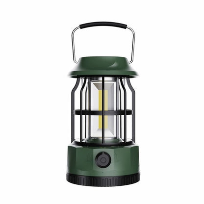 Retro Vintage Camping Lantern | Warm LED | 2 Sizes | 3 Colors