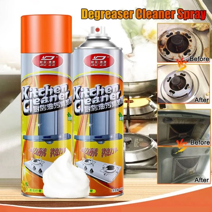 JIBO Kitchen Cleaner Foam Spray 500ml | Heavy Duty Degreaser