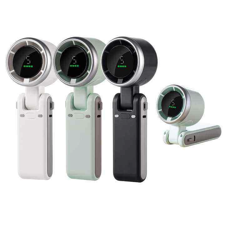 Mini Turbo Fan – Portable Handheld Fan with LED Display