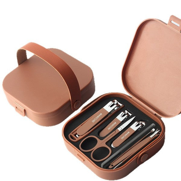Anti-Splash Manicure Nail Care Set | ABS Travel Case | 5-Piece & 8-Piece