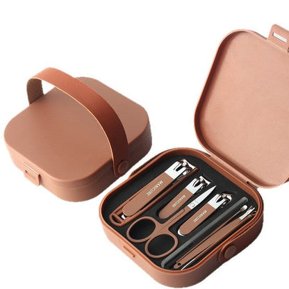 Anti-Splash Manicure Nail Care Set | ABS Travel Case | 5-Piece & 8-Piece