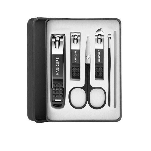 Anti-Splash Manicure Nail Care Set | ABS Travel Case | 5-Piece & 8-Piece
