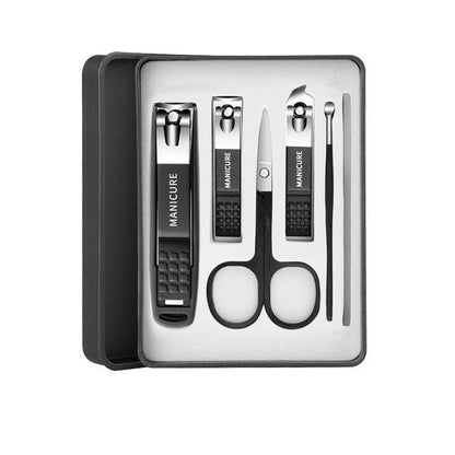 Anti-Splash Manicure Nail Care Set | ABS Travel Case | 5-Piece & 8-Piece