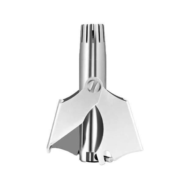 Stainless Steel Manual Nose Hair Trimmer with Cleaning Brush