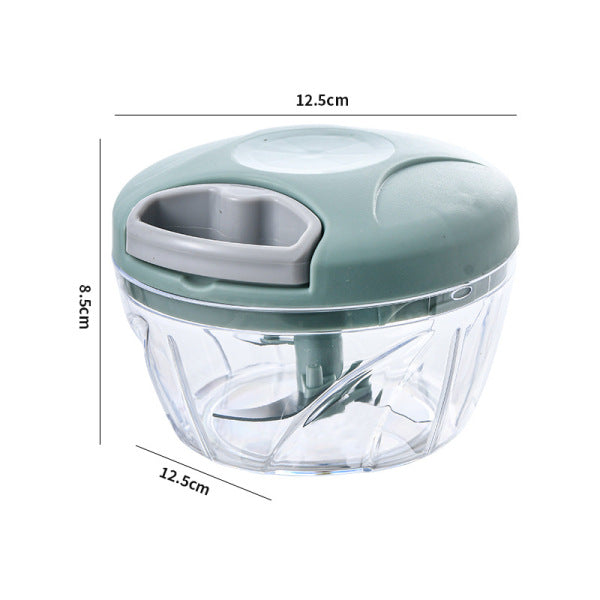 Easy Spin Cutter Manual Food Chopper & Garlic Mincer (500ml)