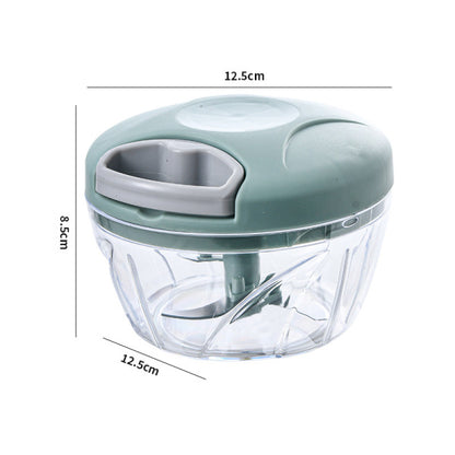 Easy Spin Cutter Manual Food Chopper & Garlic Mincer (500ml)