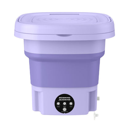 Foldable Mini Washing Machine with Blue Light Sterilization
