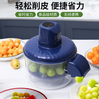 Electric Wireless Fruit Peeler & Food Chopper (Portable Mini Blender)