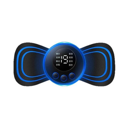 EMS Mini Cervical Massager – 8 Modes, 19 Levels, USB Rechargeable, Full Body Relief