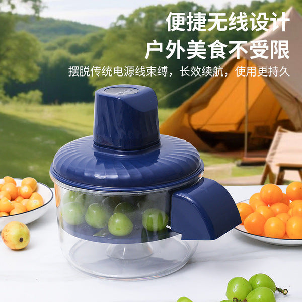 Electric Wireless Fruit Peeler & Food Chopper (Portable Mini Blender)