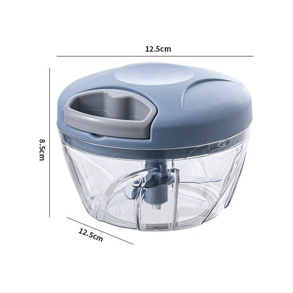 Easy Spin Cutter Manual Food Chopper & Garlic Mincer (500ml)