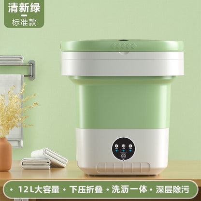 Foldable Mini Washing Machine with Blue Light Sterilization