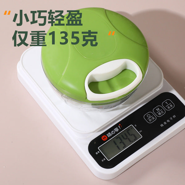 Easy Spin Cutter Manual Food Chopper & Garlic Mincer (500ml)