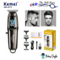 Kemei KM-2273 Rechargeable Trimmer – LED Display & Type-C Fast Charge