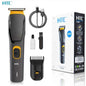 HTC AT-509 Rechargeable Hair & Beard Trimmer – 4 Comb Sizes