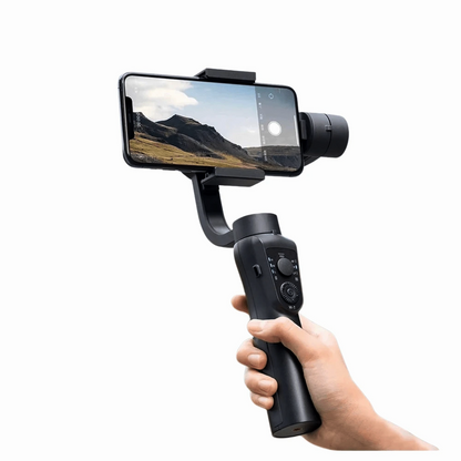 S5B 3-Axis Smartphone Gimbal Stabilizer – Face Tracking & Mini Tripod
