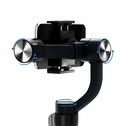 S5B 3-Axis Smartphone Gimbal Stabilizer – Face Tracking & Mini Tripod