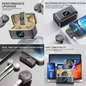 SX21 Professional Wireless Microphone – 2.4G, ANC & Plug & Play