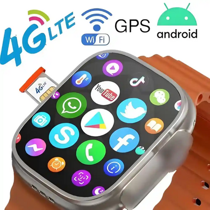 BW9 Pro 4G Android Phone Watch – SIM Card & Camera Supported
