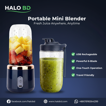 Portable Mini Blender Photo Card
