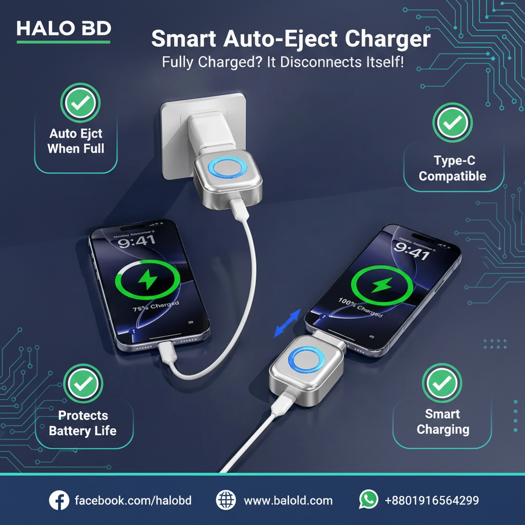 Smart Auto-Eject Charger Photo Card